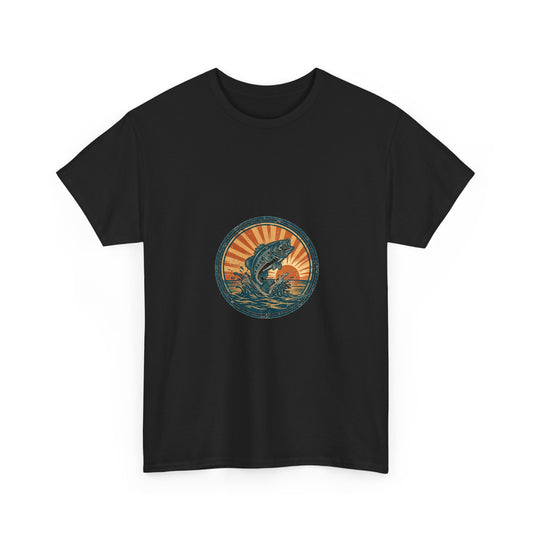 Largemouth Legacy Tee — Vintage Bass Fishing Badge