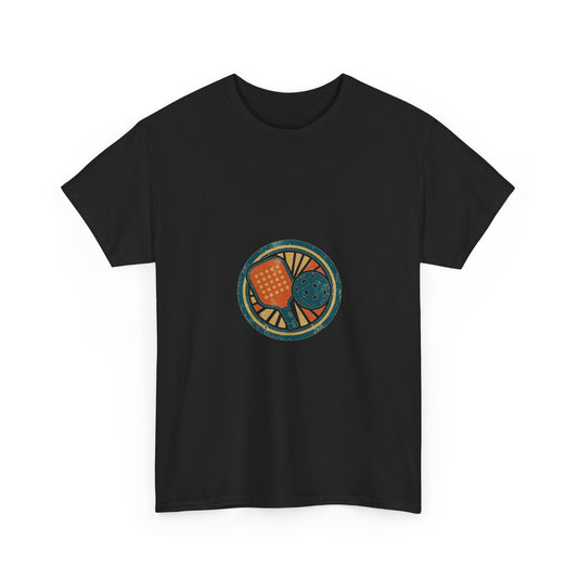 Dink Responsibly Tee — Vintage Pickleball Badge