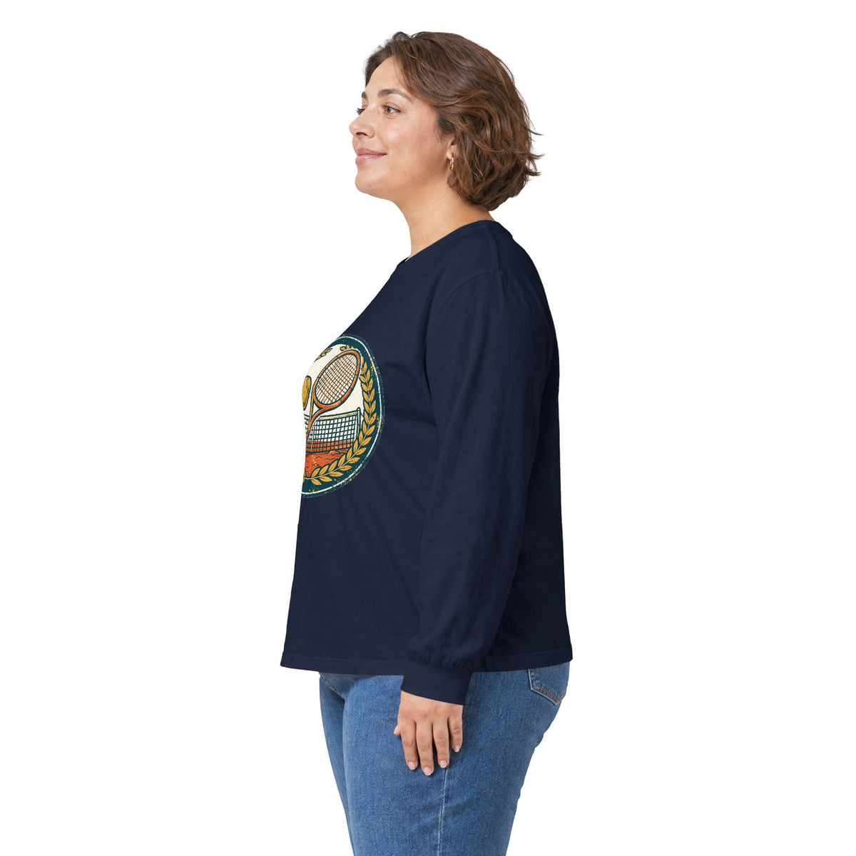 Court Classic Long Sleeve — Vintage Tennis Badge