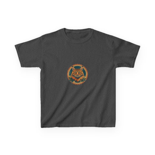 Whisker Club Kids Tee — Vintage Cat Badge