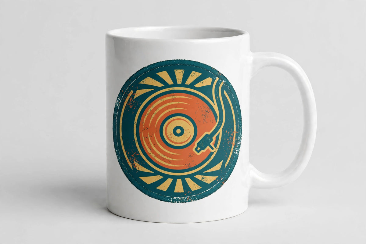 Music Printable Wall Art — 5 Vintage Badges