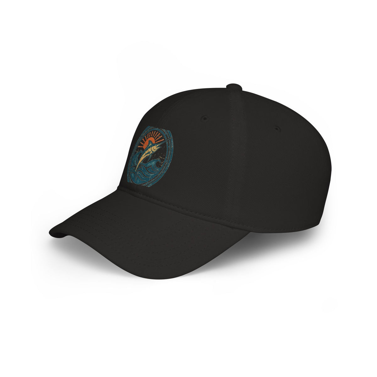 Saltwater Drifter Cap — Vintage Offshore Badge