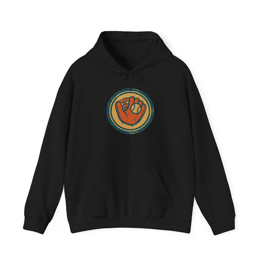Sandlot Days Hoodie — Vintage Baseball Badge