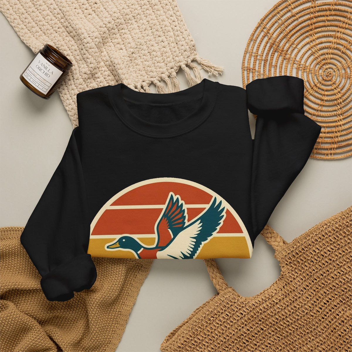 Duck Sunset Crewneck Sweatshirt