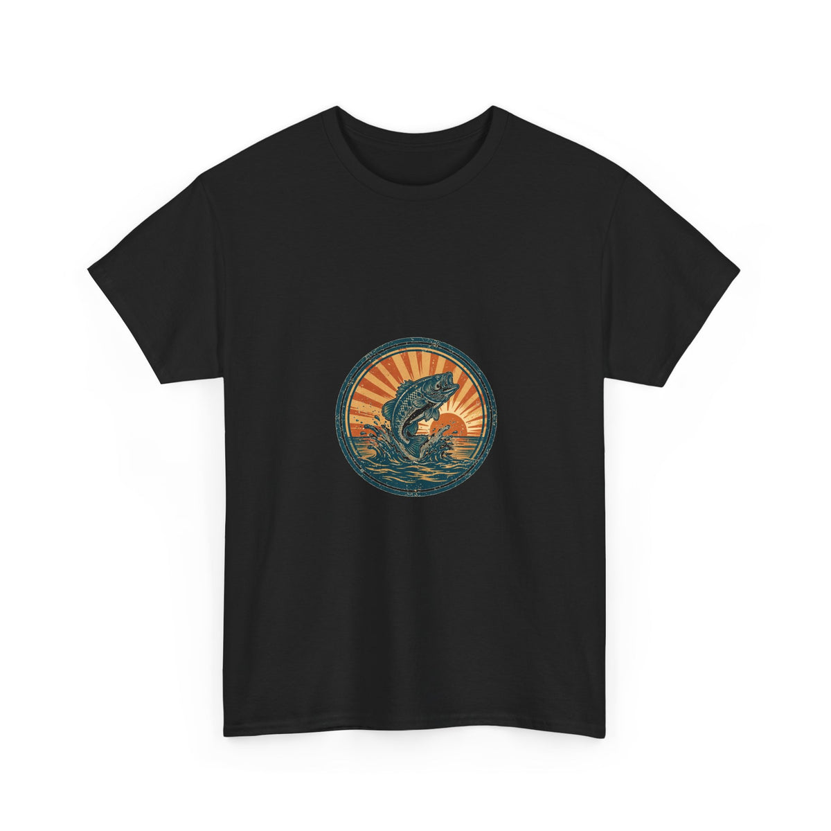 Largemouth Legacy Tee — Vintage Bass Fishing Badge