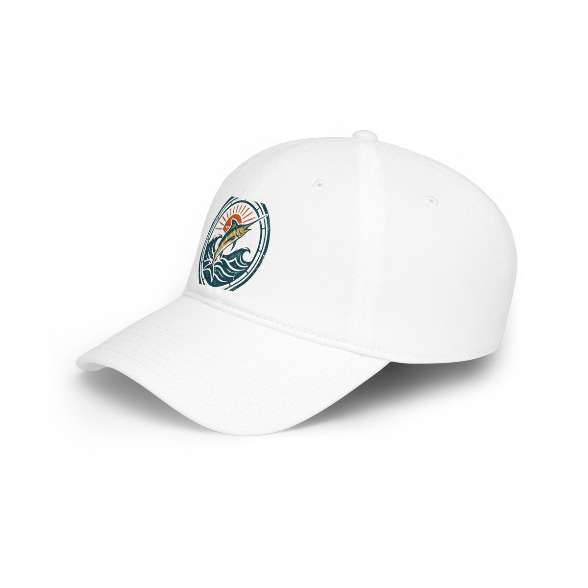 Saltwater Drifter Cap — Vintage Offshore Badge