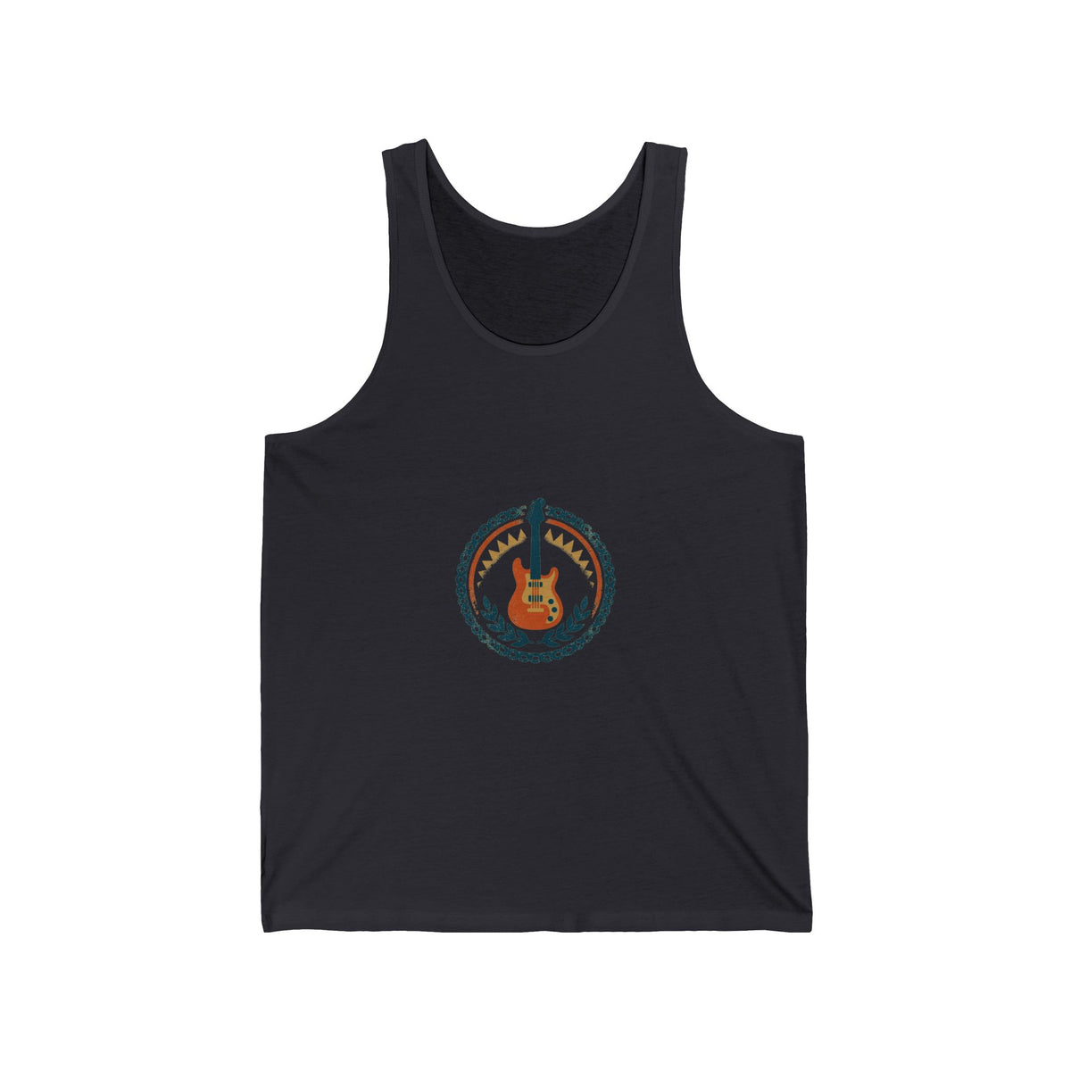Amplified Tank — Vintage Rock Guitar Badge