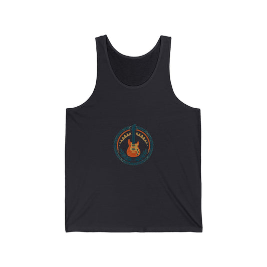 Amplified Tank — Vintage Rock Guitar Badge