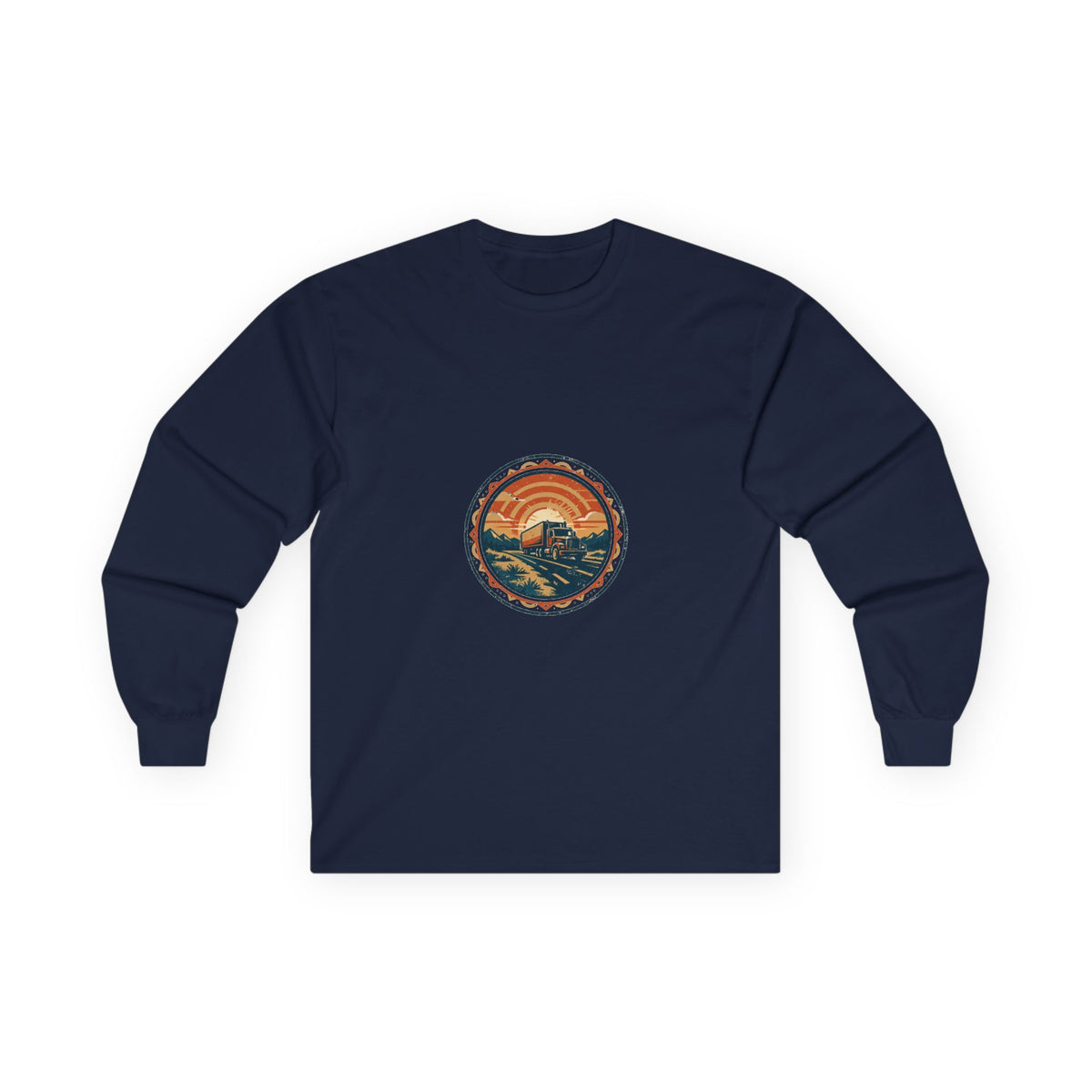 Long Haul Long Sleeve — Vintage Trucker Badge