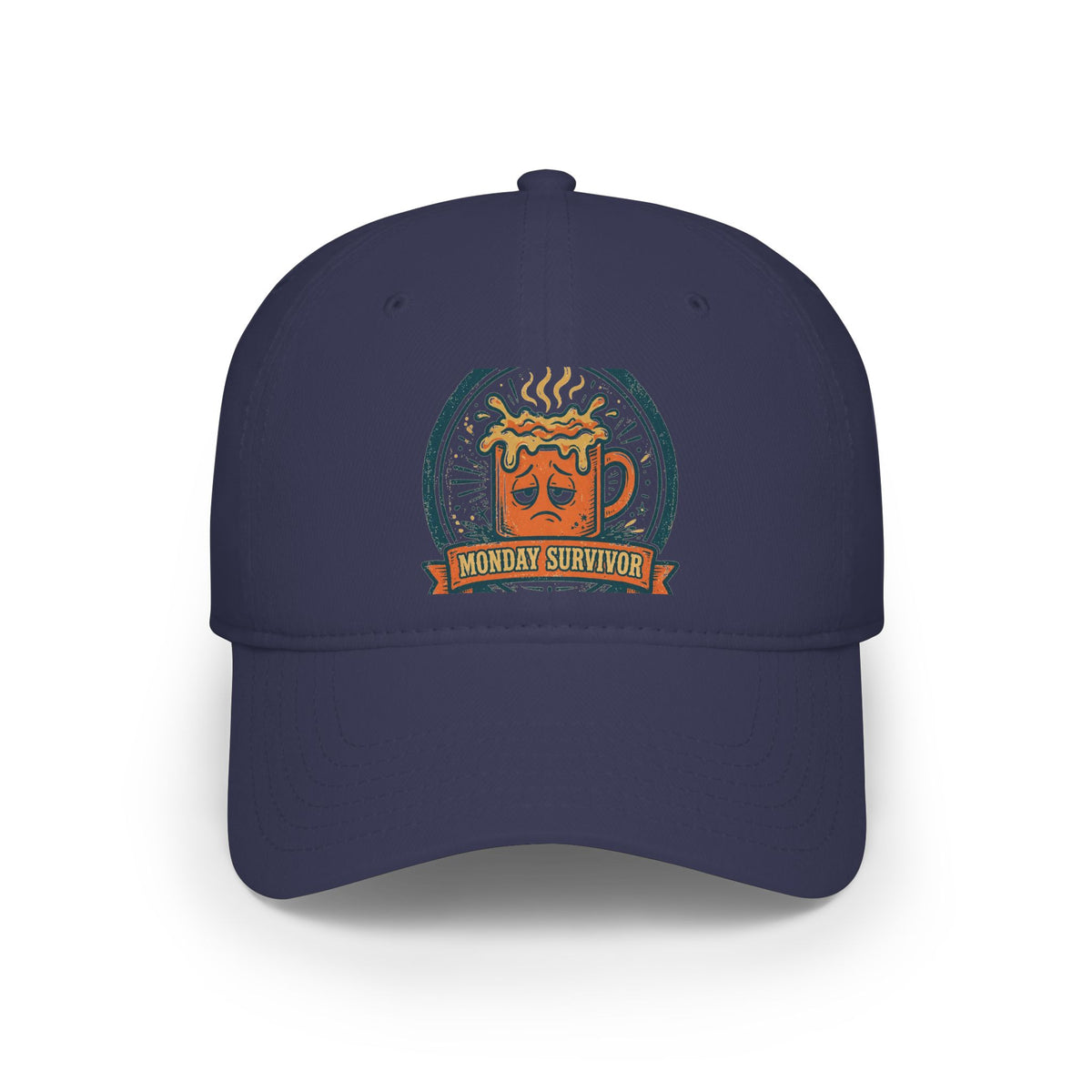 Monday Survivor Cap — Funny Office Badge