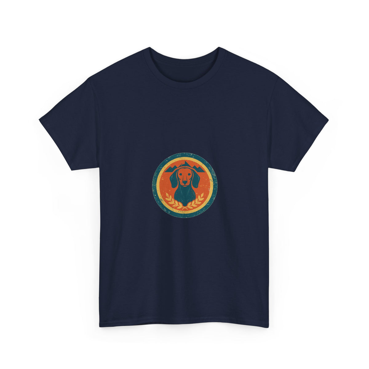 Long Dog Lodge Tee — Vintage Dachshund Badge
