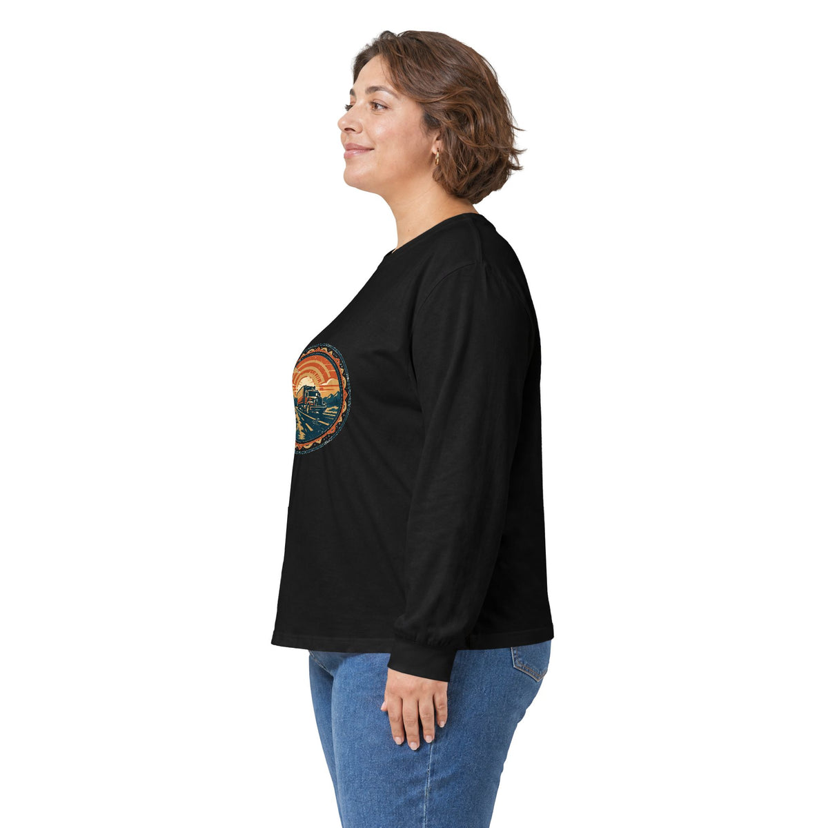 Long Haul Long Sleeve — Vintage Trucker Badge