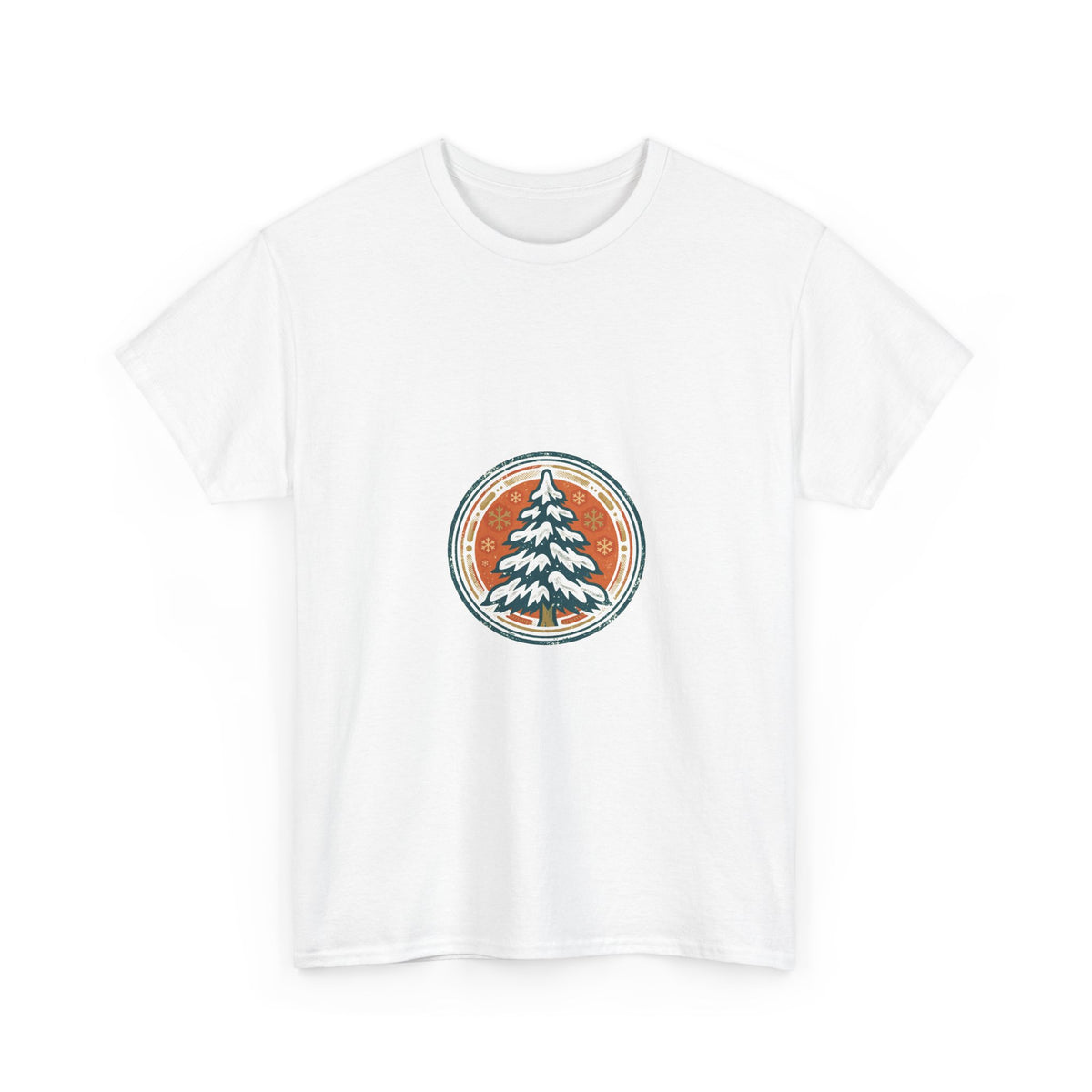 Yuletide Glow Tee — Vintage Christmas Badge