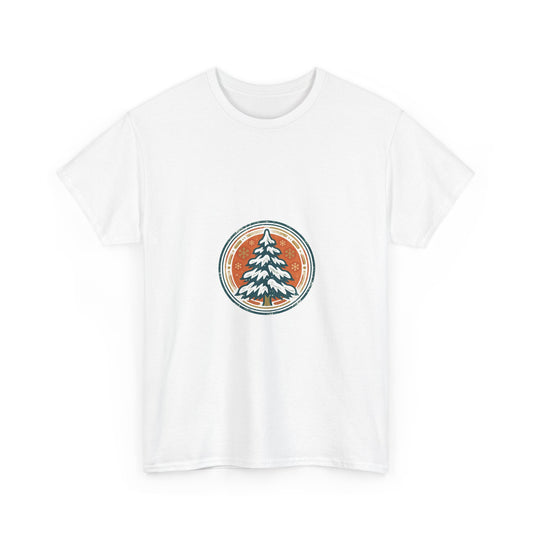 Yuletide Glow Tee — Vintage Christmas Badge