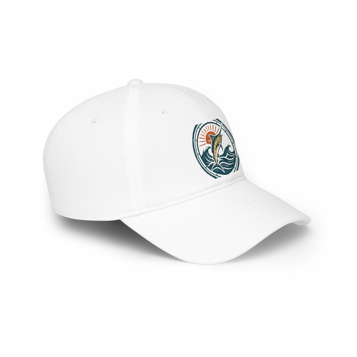Saltwater Drifter Cap — Vintage Offshore Badge