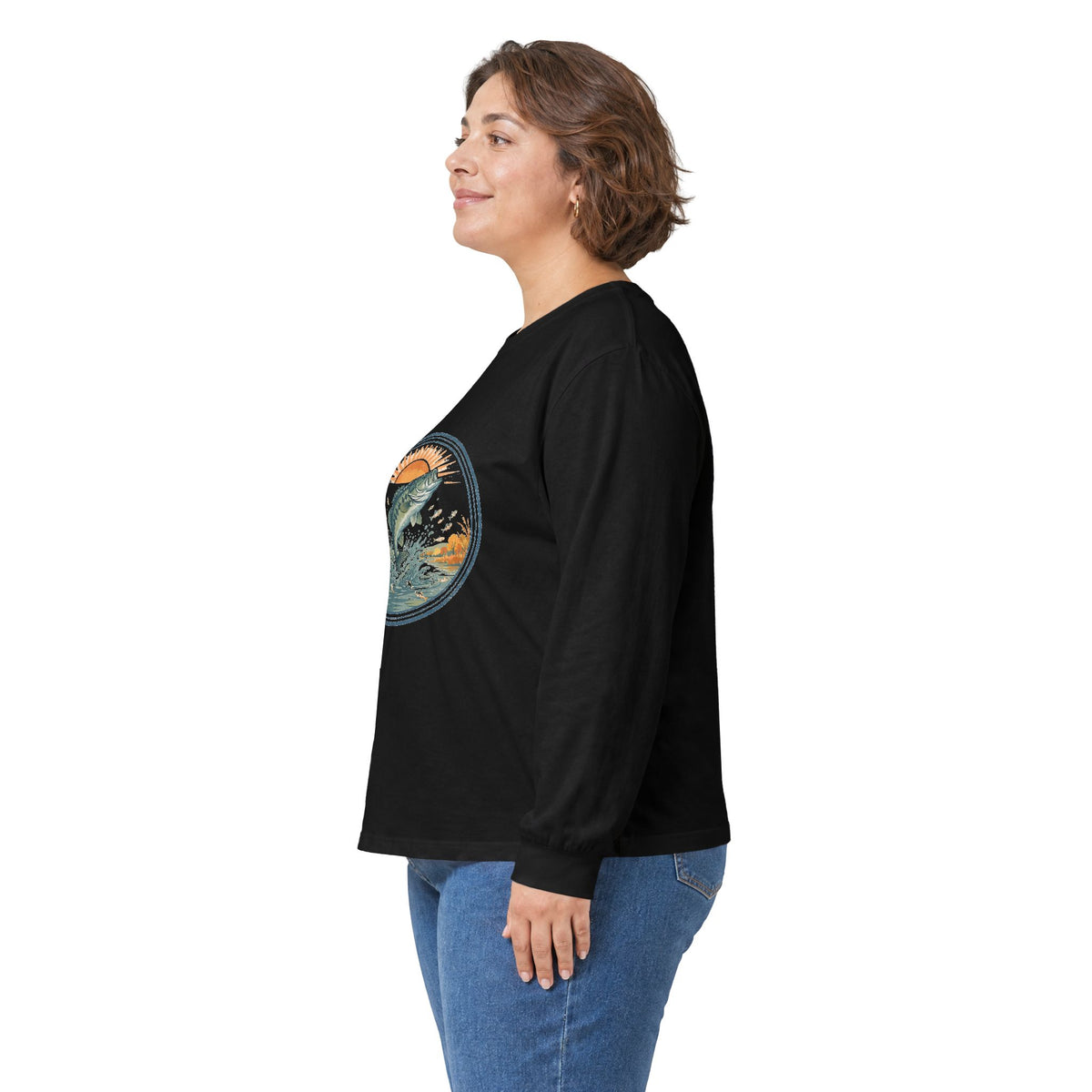 Fall Bass Frenzy Long Sleeve Tee — Vintage Outdoor Badge