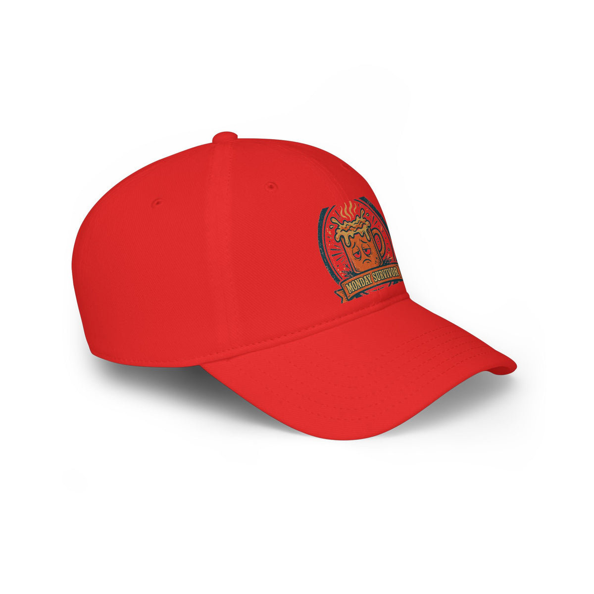 Monday Survivor Cap — Funny Office Badge