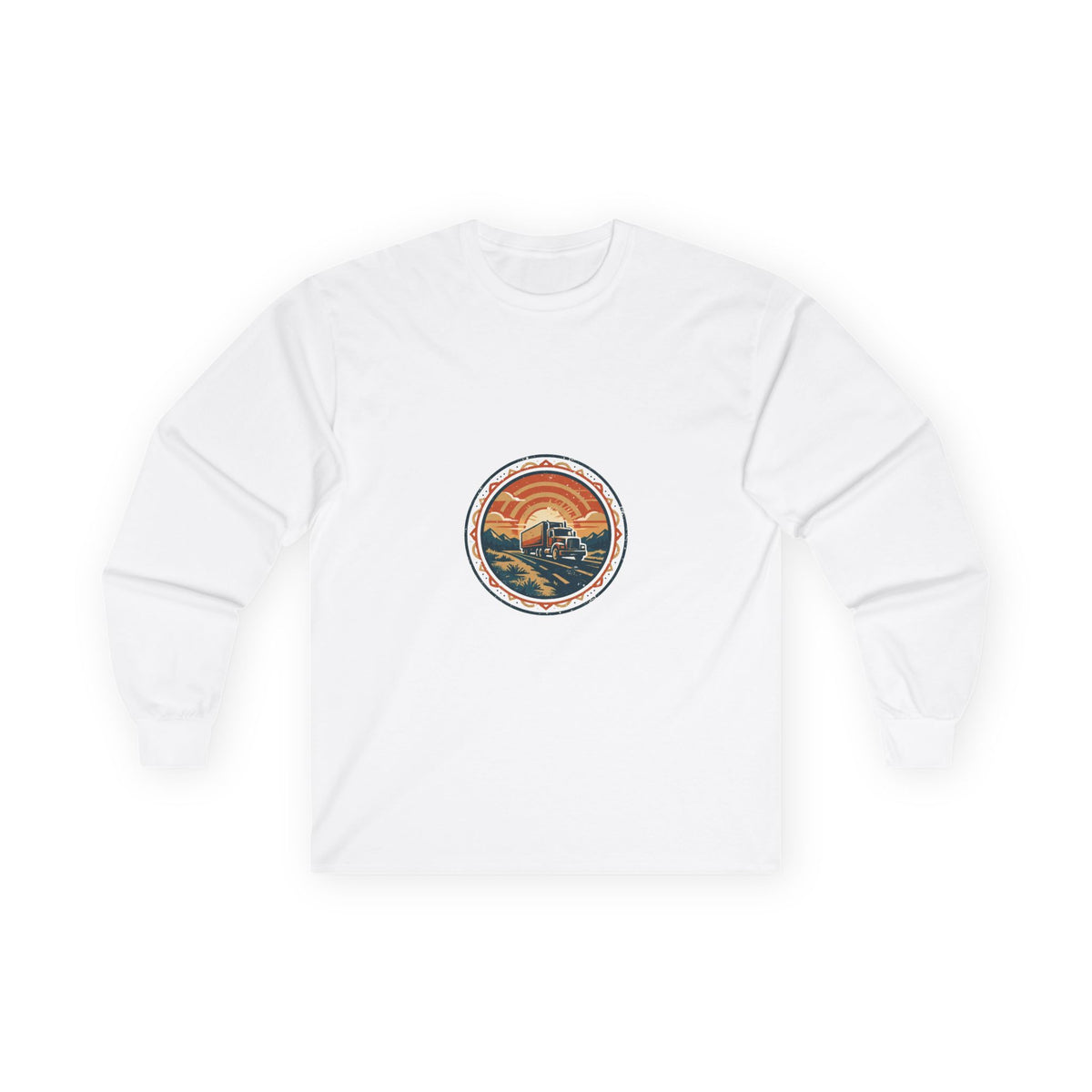 Long Haul Long Sleeve — Vintage Trucker Badge