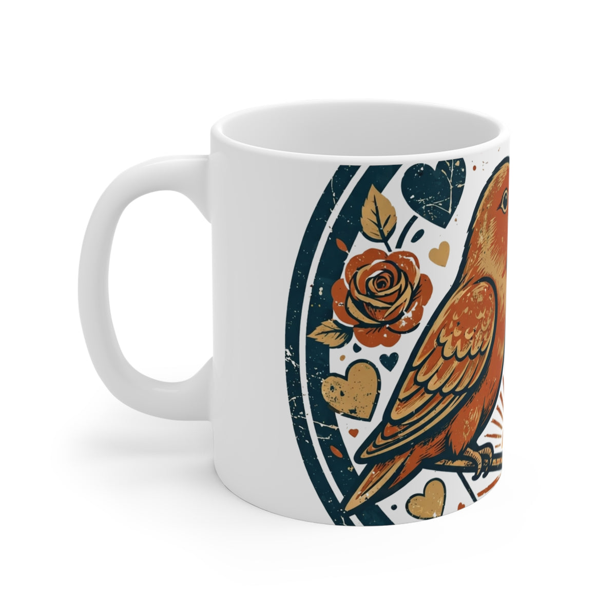 Sweetheart Mug — Vintage Valentine Badge