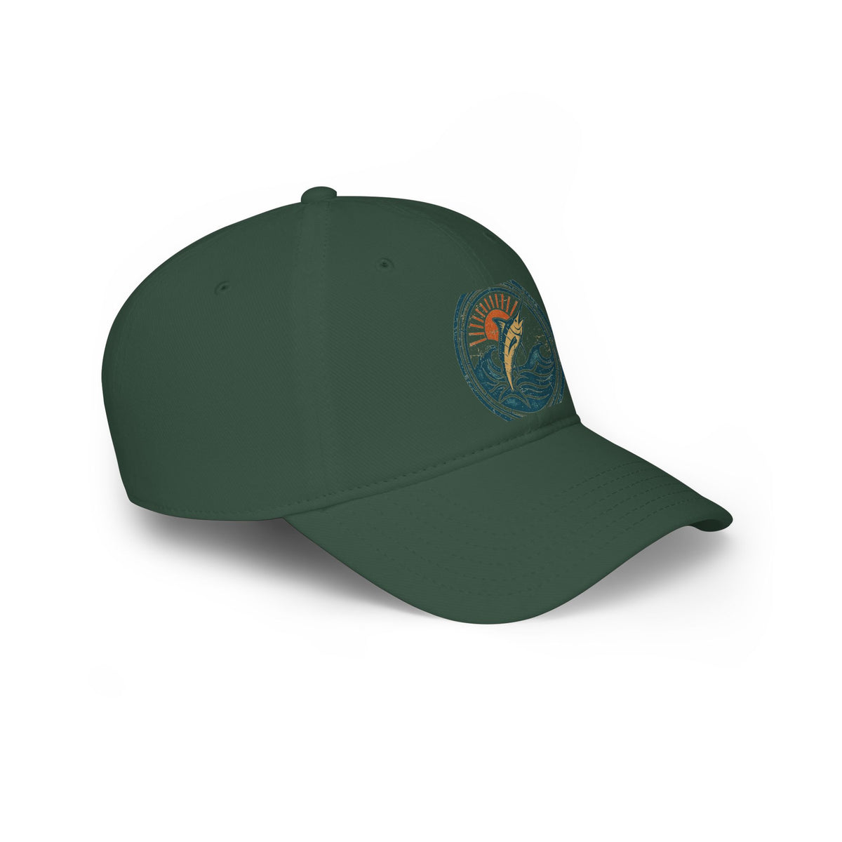 Saltwater Drifter Cap — Vintage Offshore Badge