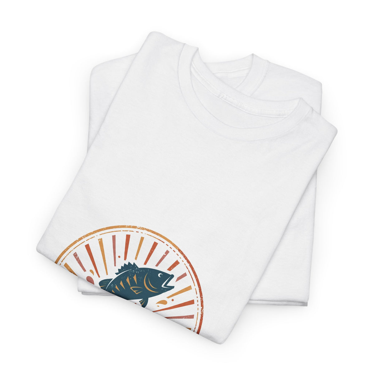 Sunset Bass Tee — Vintage Outdoor Badge