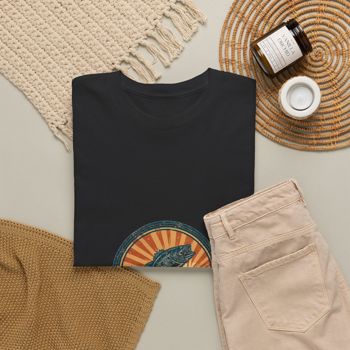 Largemouth Legacy Tee — Vintage Bass Fishing Badge