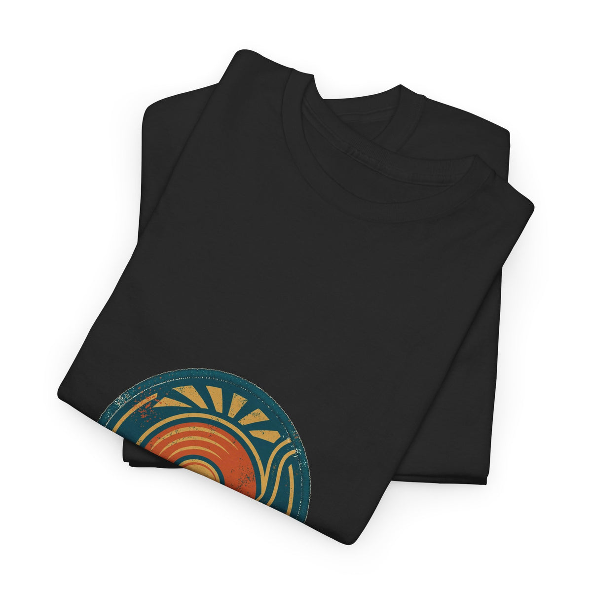 Spun Gold Tee — Vintage Vinyl Badge