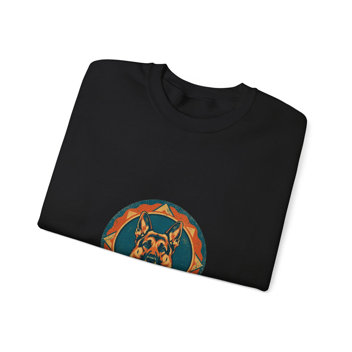 Loyal Guardian Crewneck — Vintage Shepherd Badge