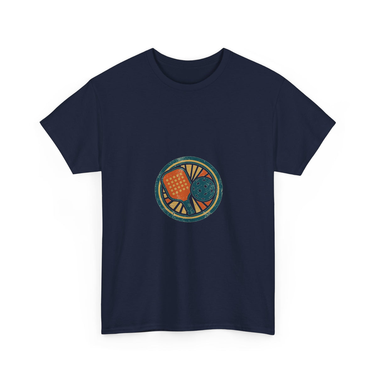 Dink Responsibly Tee — Vintage Pickleball Badge