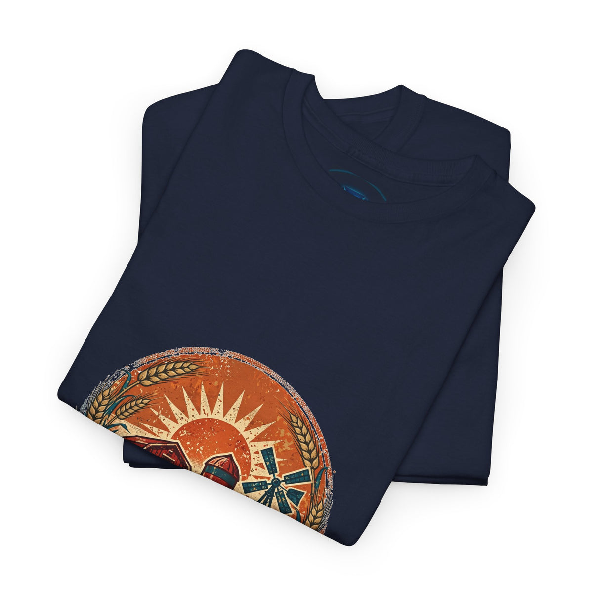 Field & Furrow Tee — Vintage Farmer Badge
