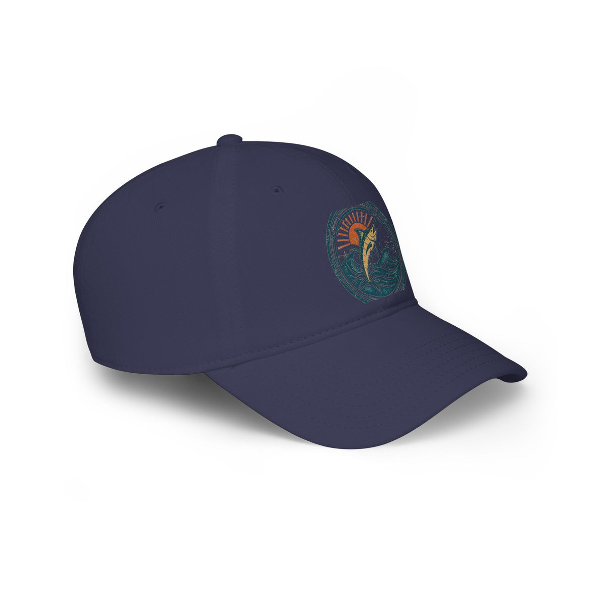 Saltwater Drifter Cap — Vintage Offshore Badge
