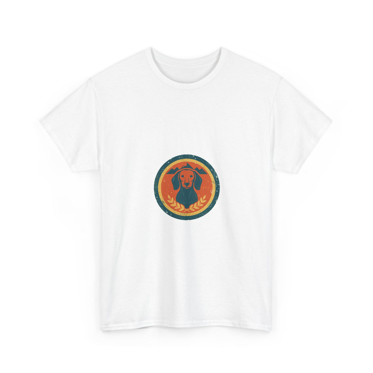 Long Dog Lodge Tee — Vintage Dachshund Badge