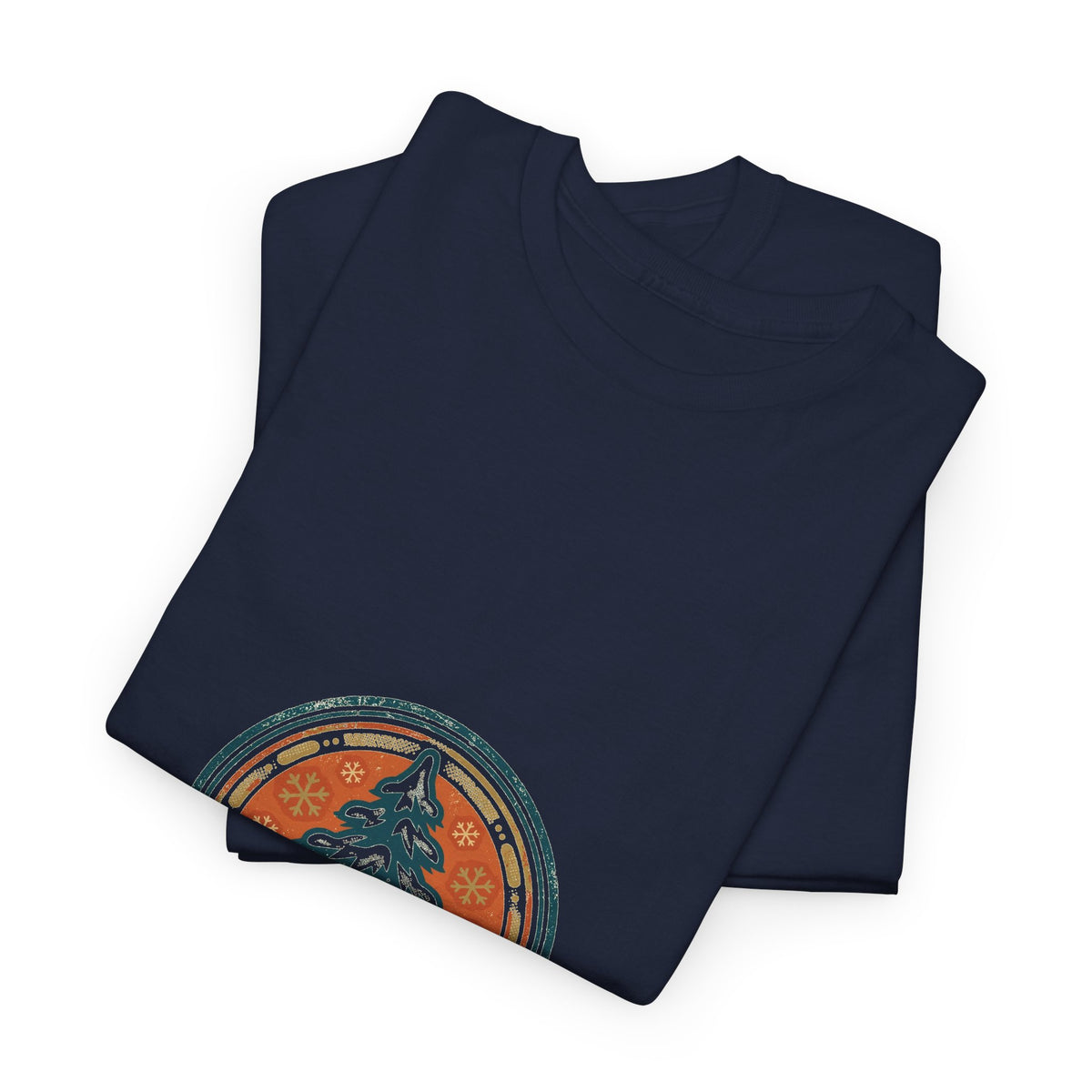 Yuletide Glow Tee — Vintage Christmas Badge