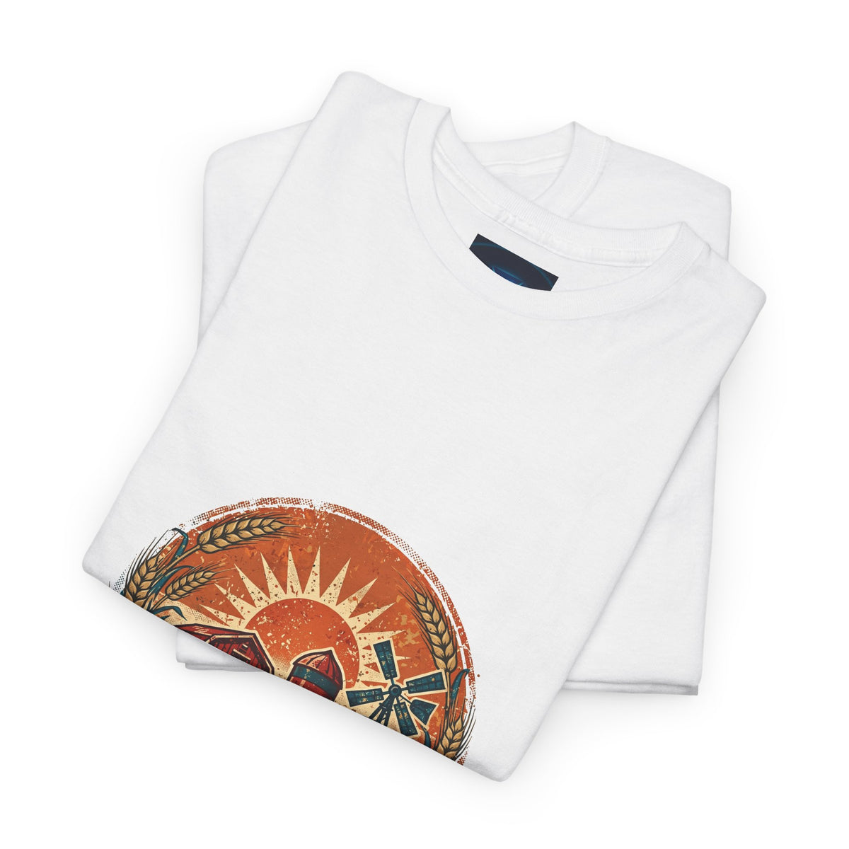 Field & Furrow Tee — Vintage Farmer Badge