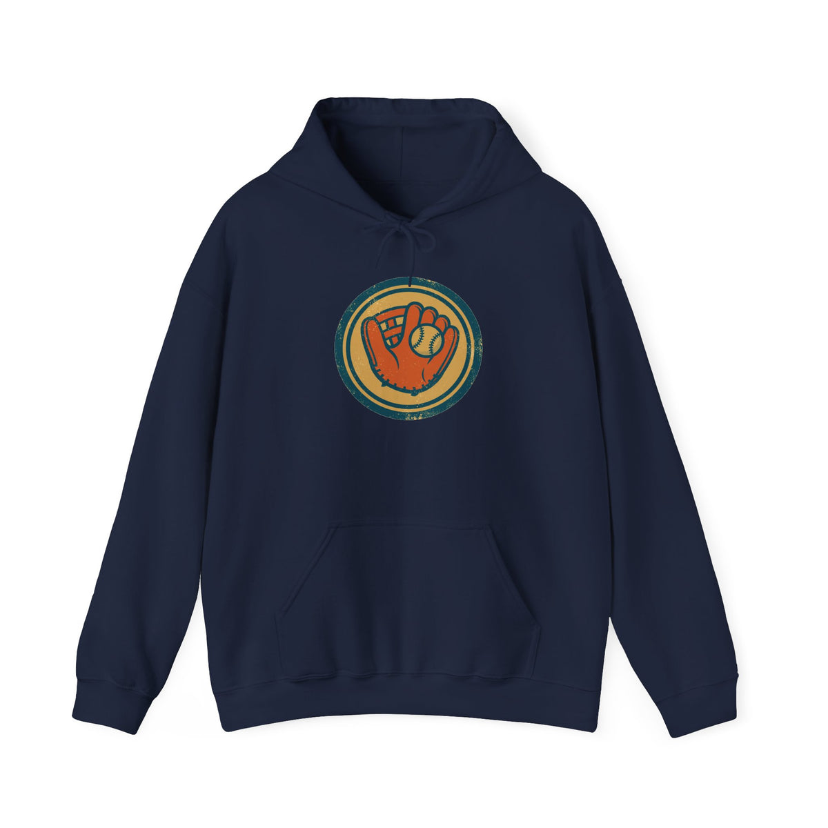 Sandlot Days Hoodie — Vintage Baseball Badge