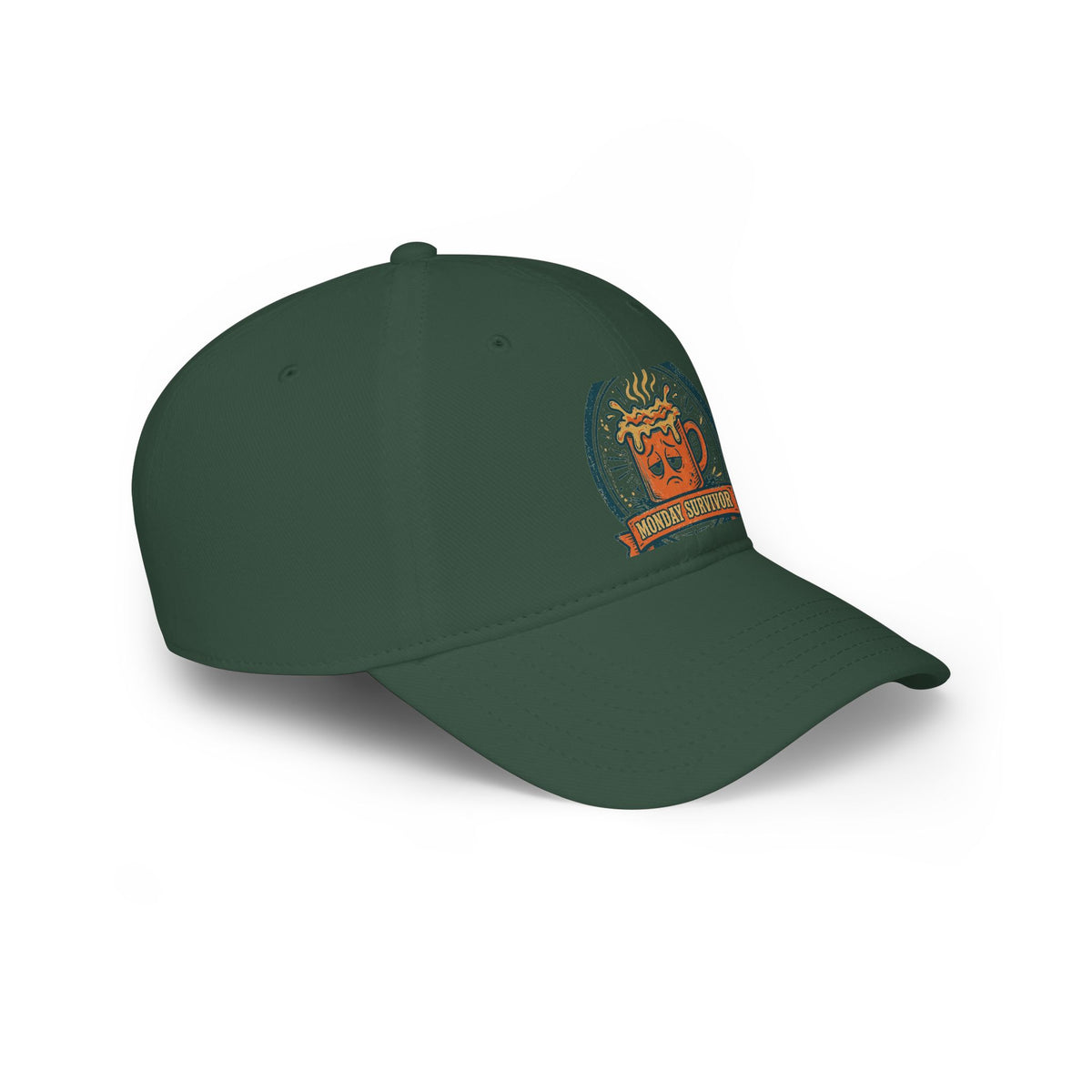 Monday Survivor Cap — Funny Office Badge