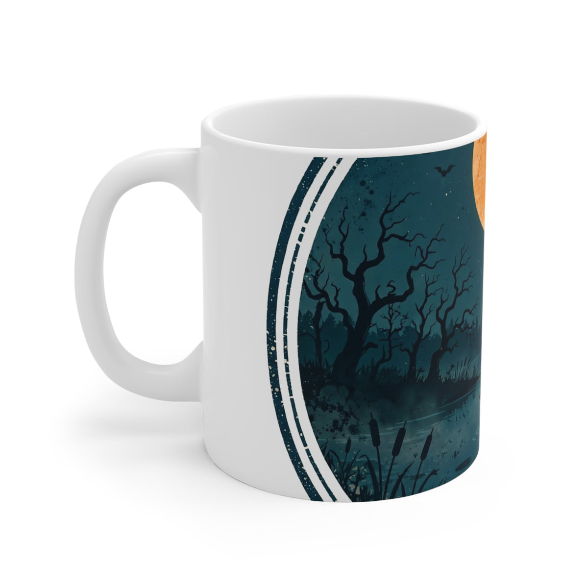 Spooky Lake Mug — Vintage Outdoor Badge