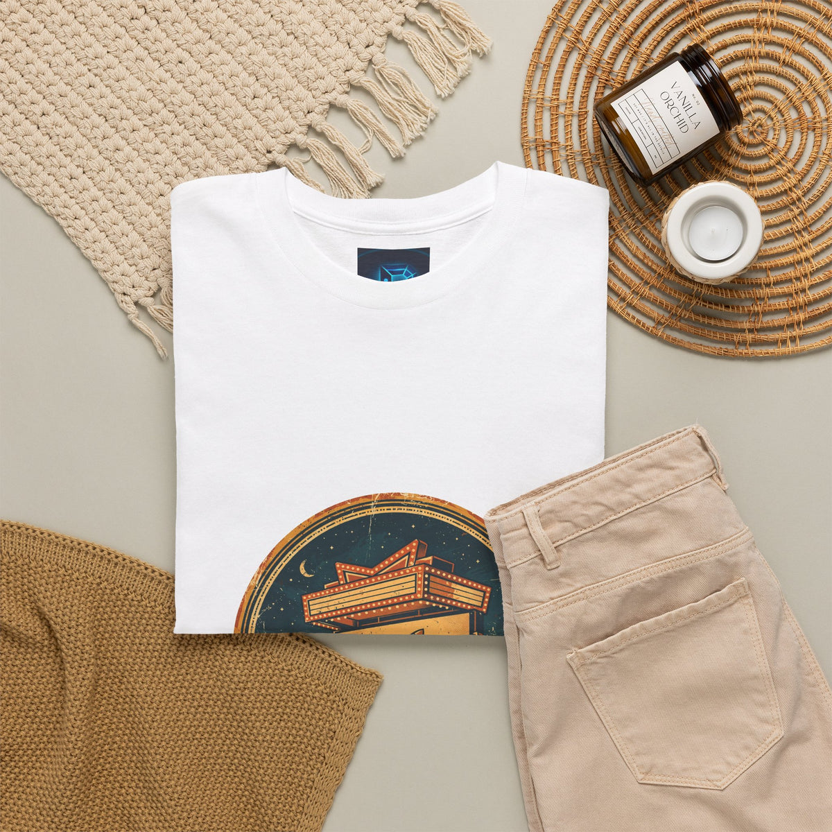 Starlight Cinema Tee — Vintage Drive-In Badge