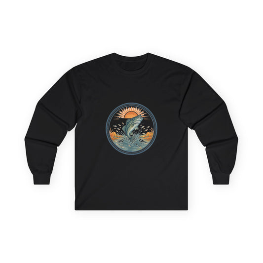 Fall Bass Frenzy Long Sleeve Tee — Vintage Outdoor Badge