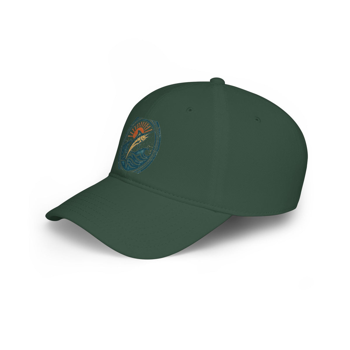 Saltwater Drifter Cap — Vintage Offshore Badge