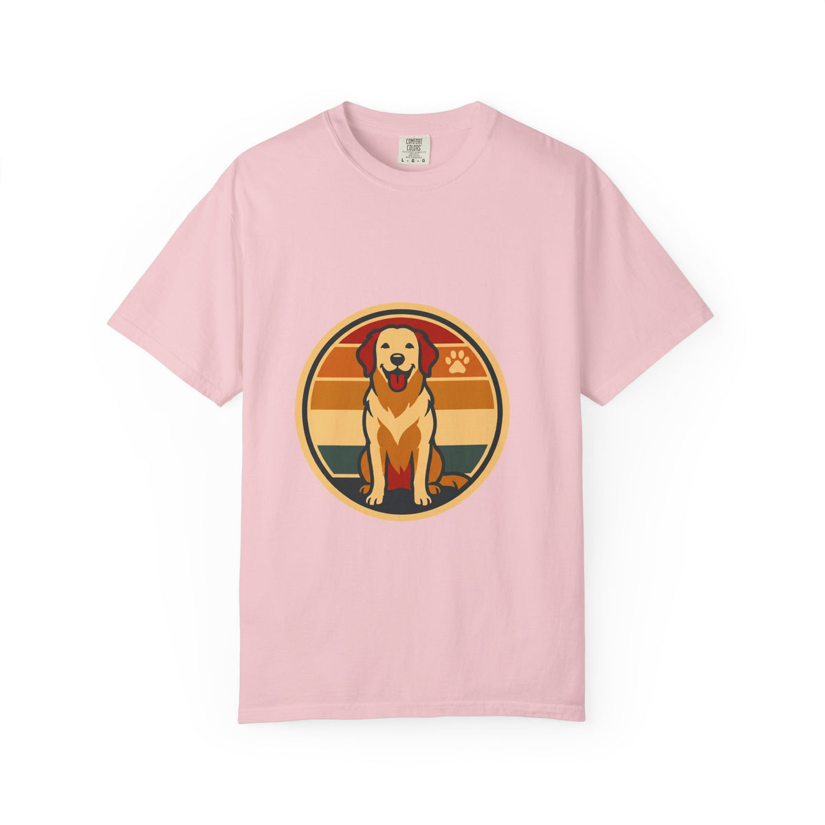 Retro Golden Retriever T-Shirt — Vintage Dog Lover Tee