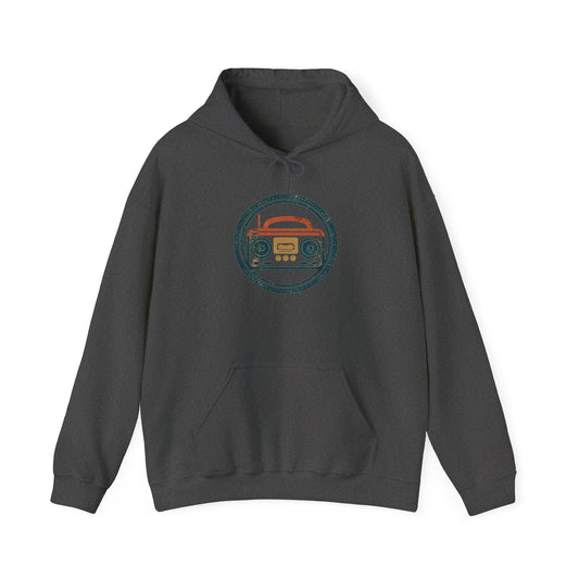 Rewind '95 Hoodie — Retro 90s Badge
