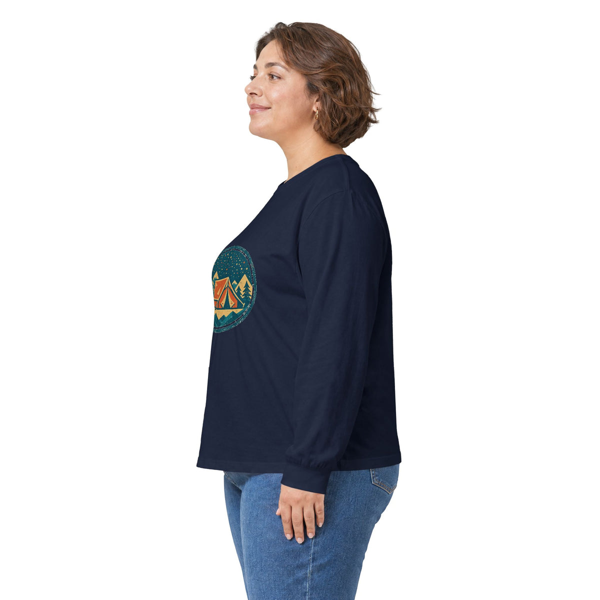 Campfire Tales Long Sleeve — Vintage Camping Badge