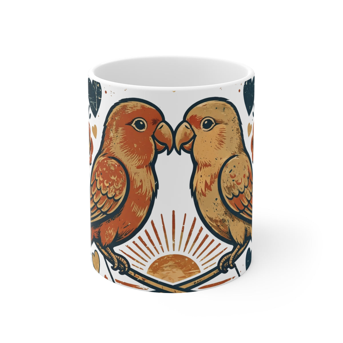 Sweetheart Mug — Vintage Valentine Badge