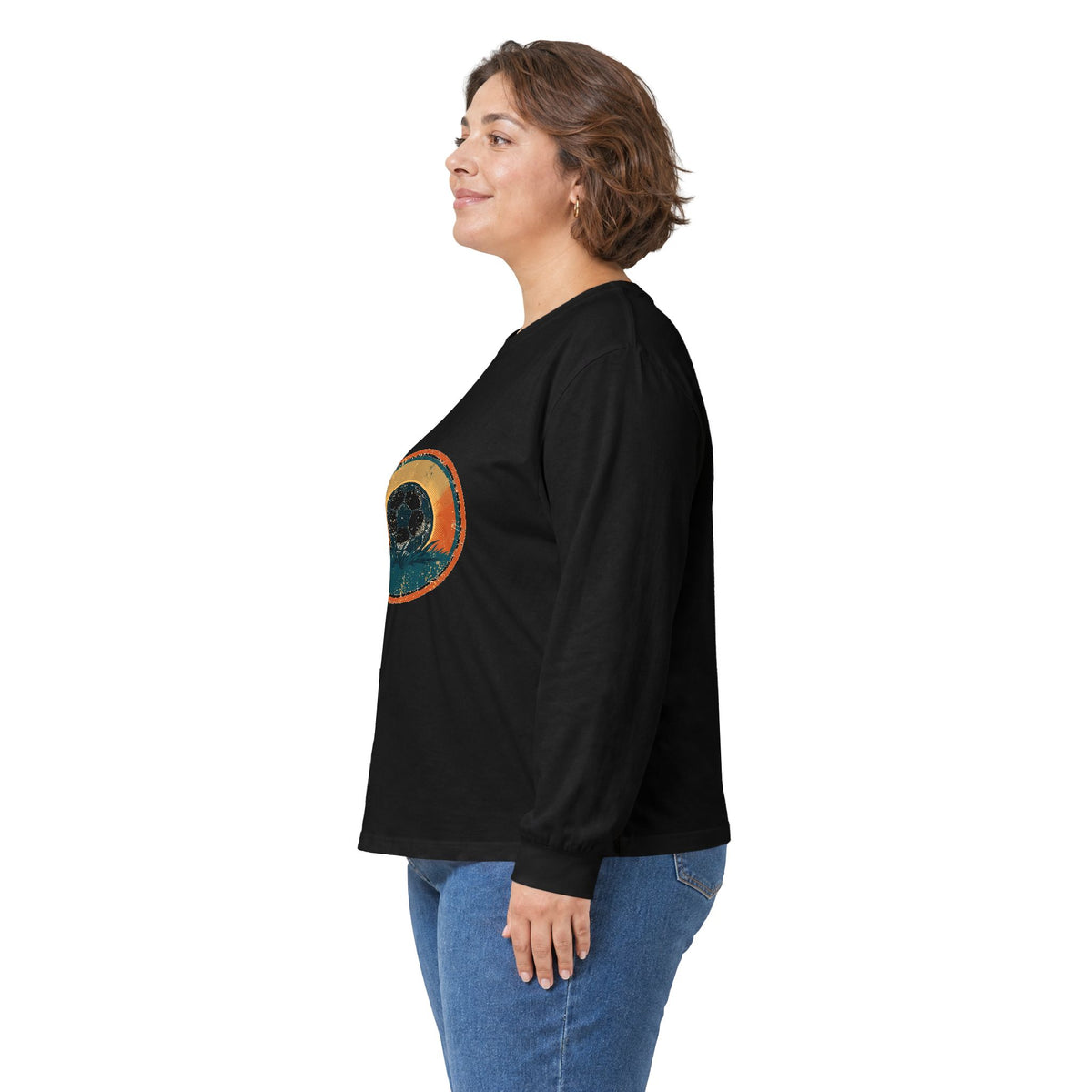 Pitch & Pride Long Sleeve — Vintage Soccer Badge