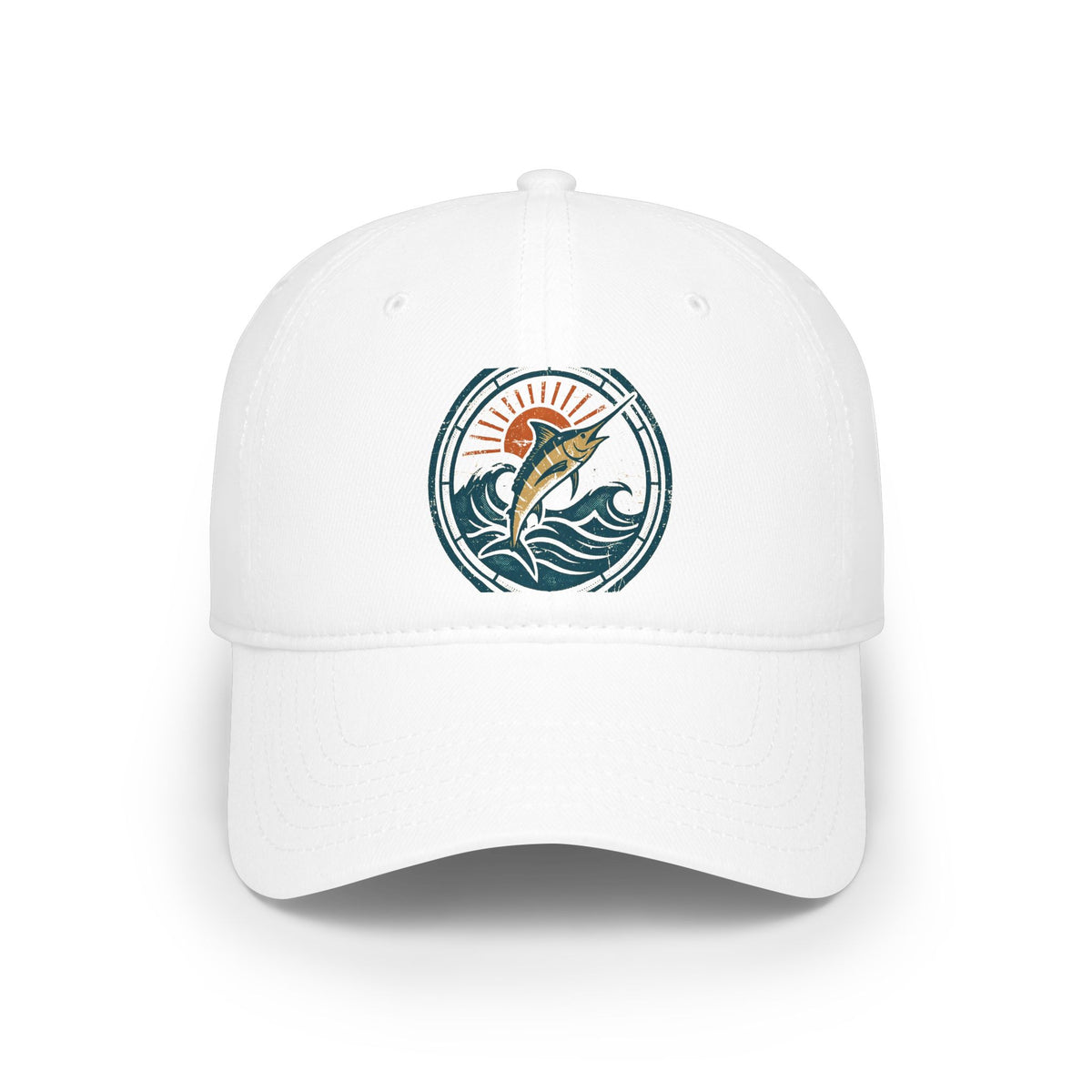 Saltwater Drifter Cap — Vintage Offshore Badge