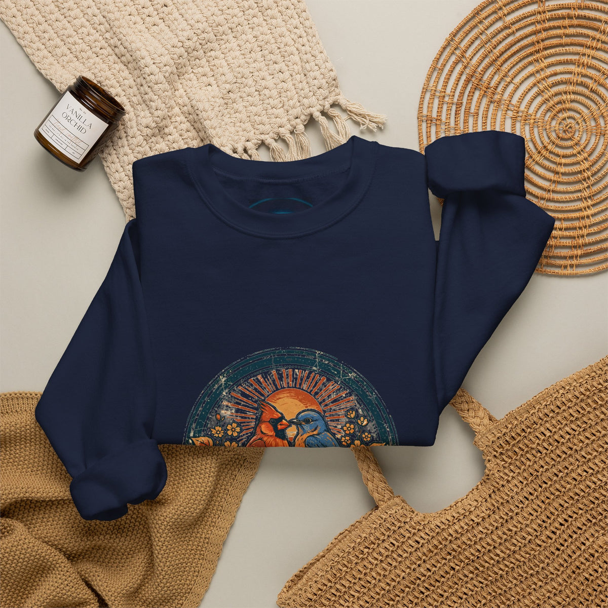 Sister Songbirds Crewneck — Vintage Sister Badge