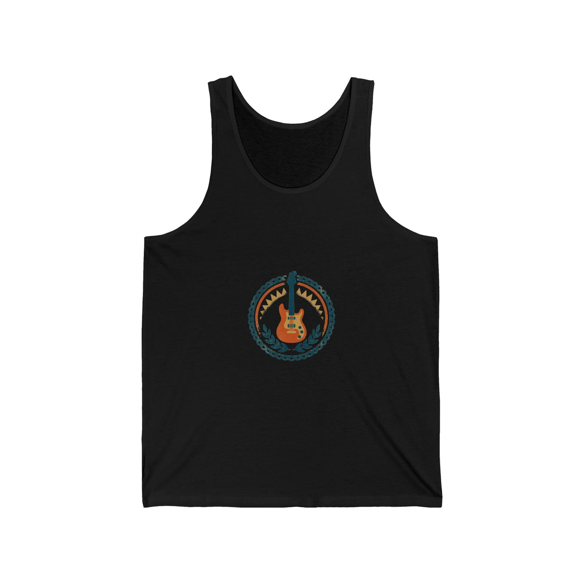 Amplified Tank — Vintage Rock Guitar Badge