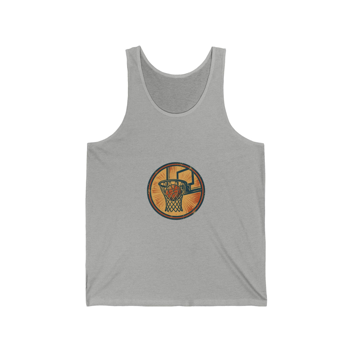 Blacktop Legends Tank — Vintage Basketball Badge