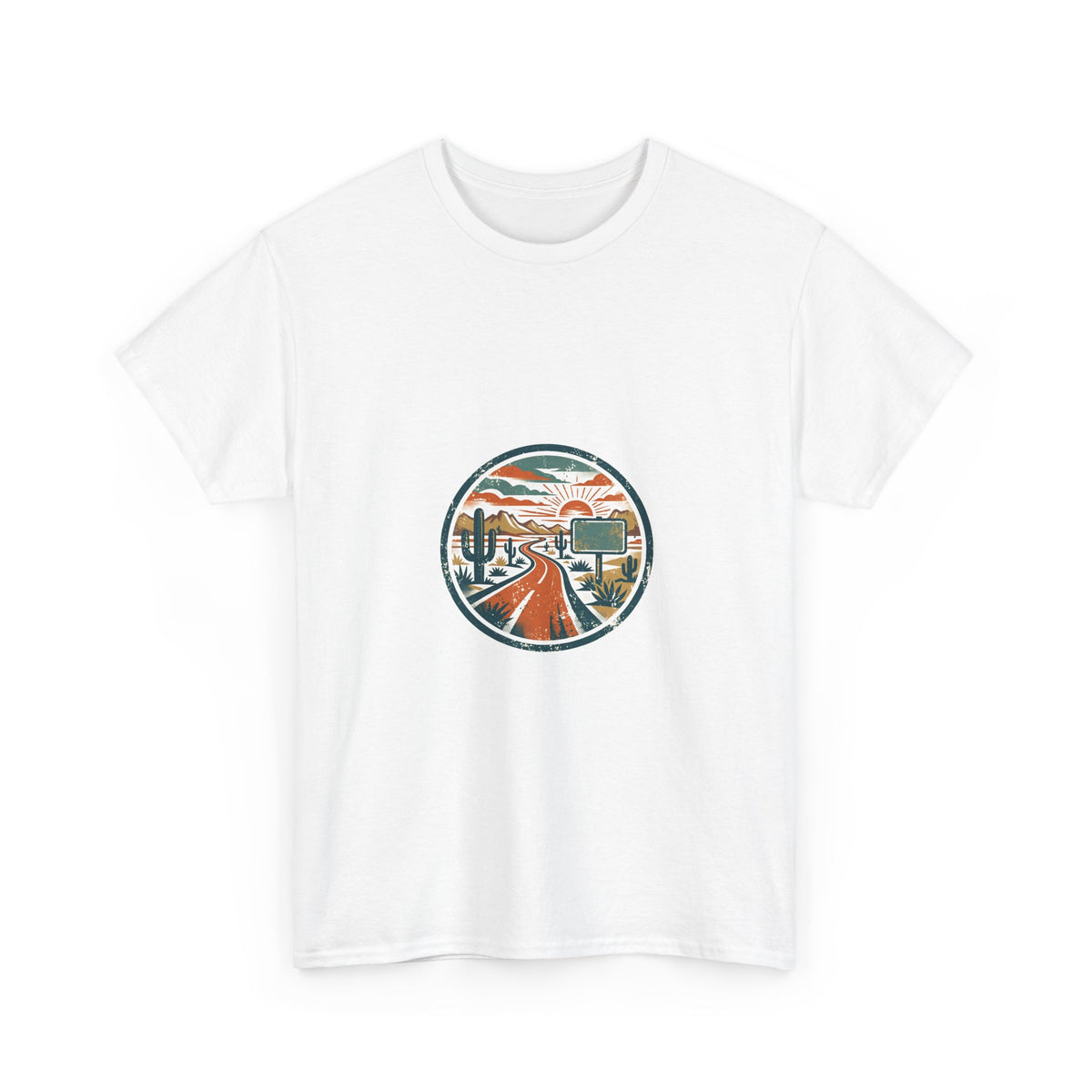 Route 66 Wanderer Tee — Vintage Highway Badge